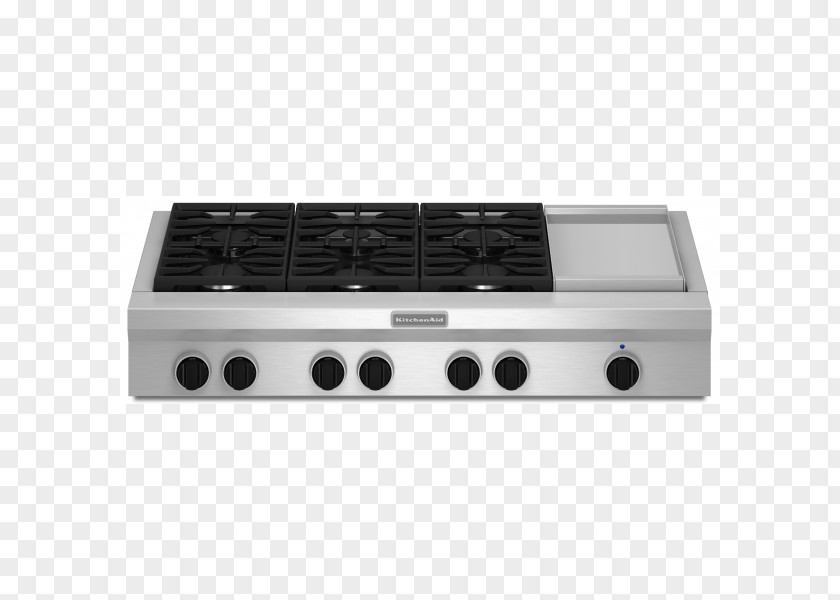 Cooking Gas Ranges KitchenAid Cooktop KCGD Griddle Stove PNG