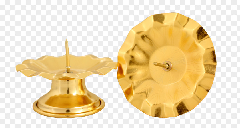 Gold Copper Candle Table Material Candlestick PNG