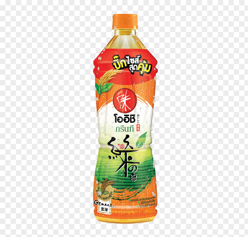 Ice Green Tea Flavor Oishi Group Genmaicha PNG