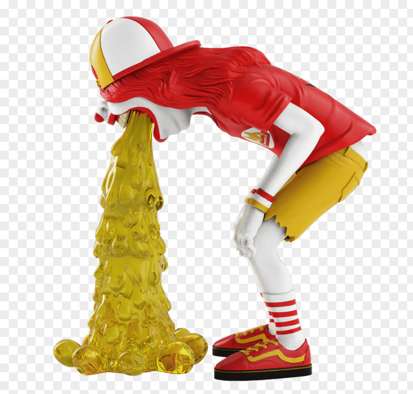 Child Fast Food Vomiting Yellow Red Ranger PNG