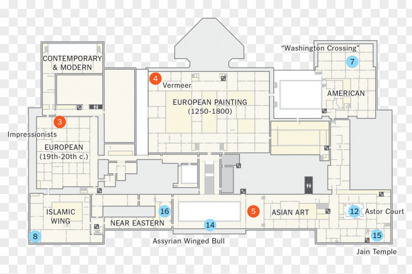 Gold Pieces Metropolitan Museum Of Art Met Breuer Modern Map New PNG