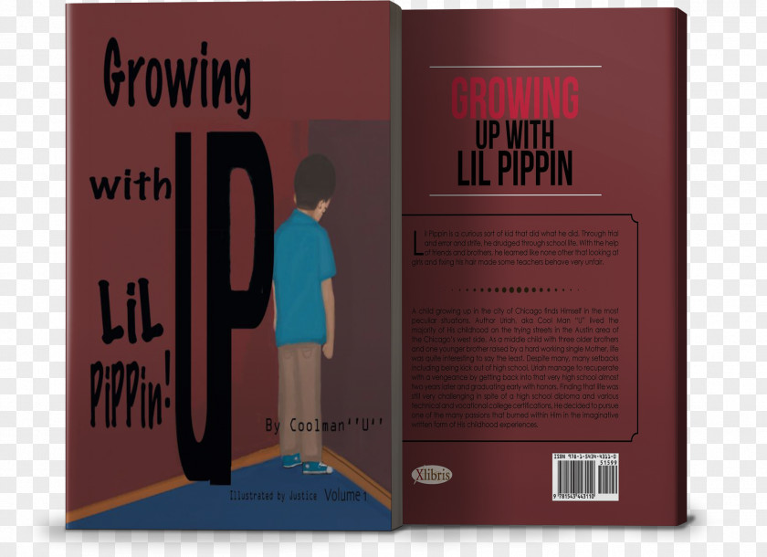 Romance Novel Cover Graphic Design Growing Up With Lil Pippin Poster PNG