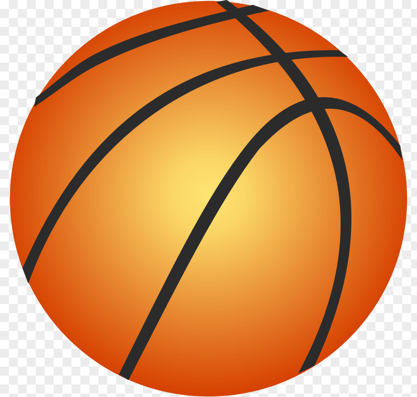 Waved Basketball Sport Clip Art PNG