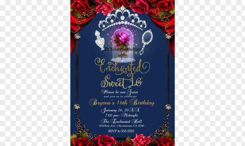 Wedding Invitation Sweet Sixteen Birthday Convite PNG