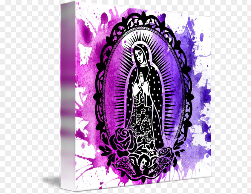 Design Graphic Gallery Wrap Our Lady Of Guadalupe Canvas PNG
