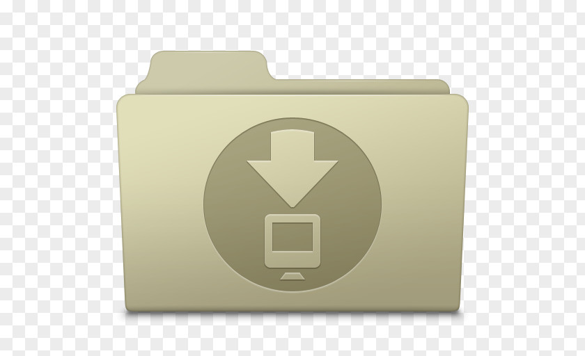 Downloads Folder Ash Brand Rectangle PNG