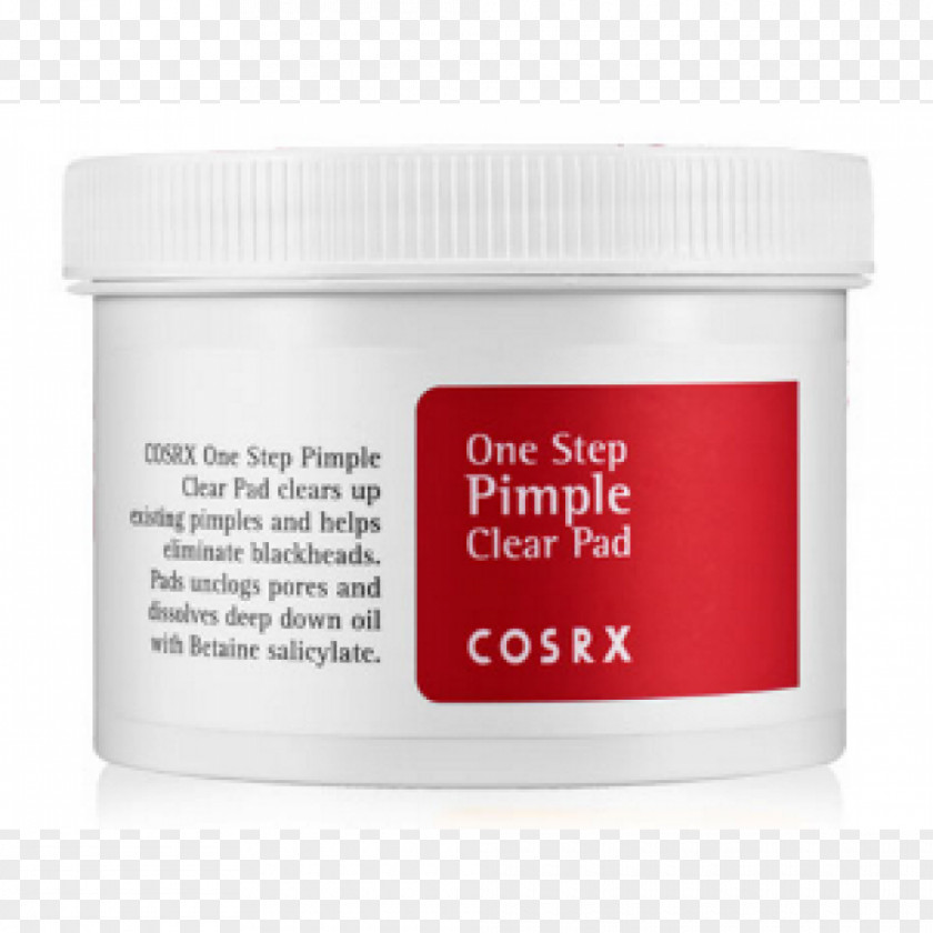 Pimple COSRX One Step Clear Facial Pad Moisture Up Acne Cosmetics PNG