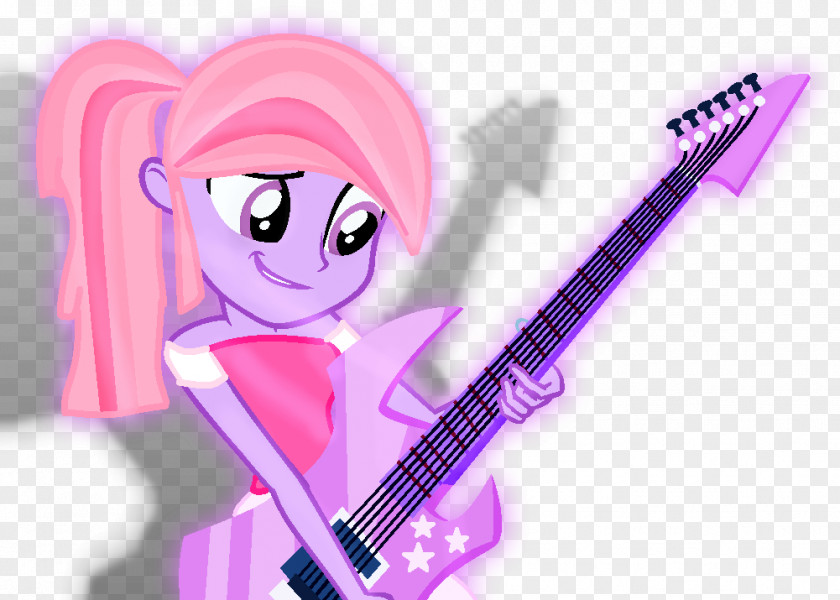 Playing Guitar Electric Pink M RTV PNG