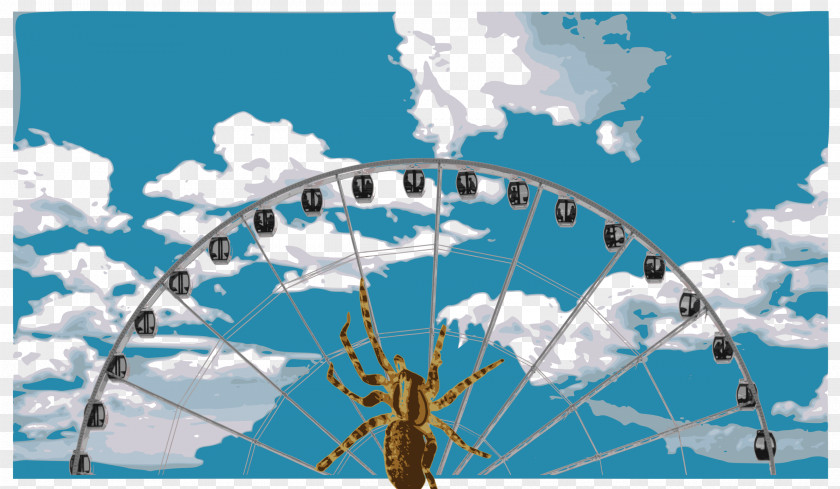 Wheel Spider Web Ferris Clip Art PNG