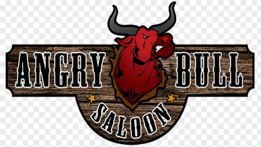 Angry Bull Cattle Logo Brand Bar Font PNG