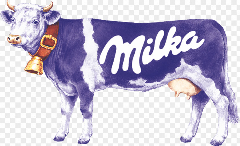 Cute Cow Figure Cattle Chocolate Bar Milka White PNG