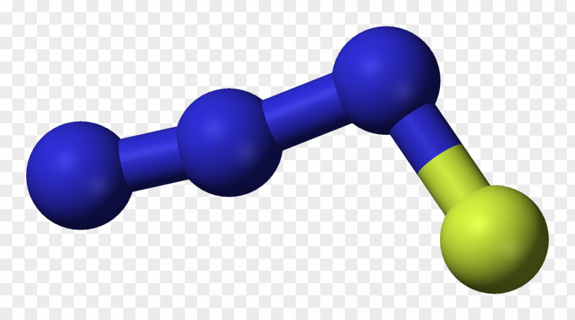 Fluorine Azide Ball-and-stick Model Sulfuryl Fluoride Gas PNG