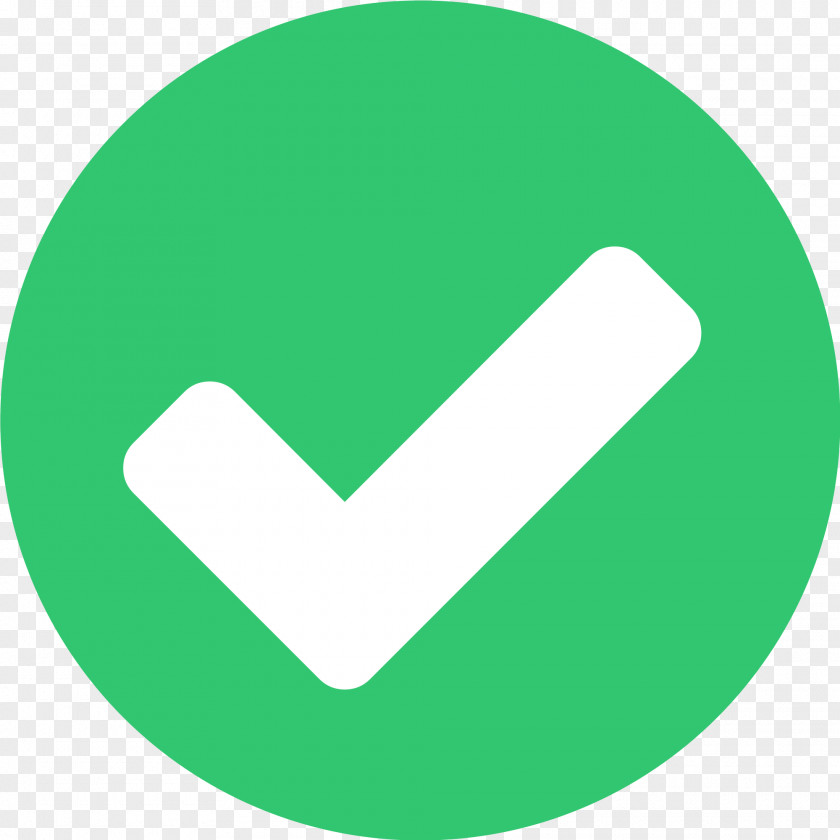 Green Tick Check Mark Bottle Material PNG