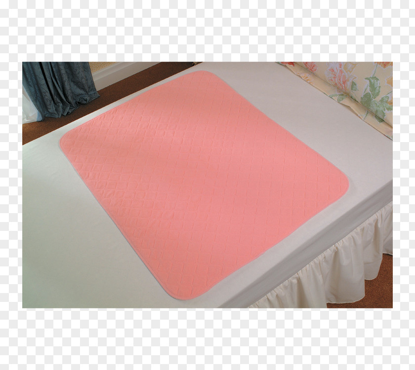 Mattress Pad Place Mats Rectangle Pink M Material Bed PNG