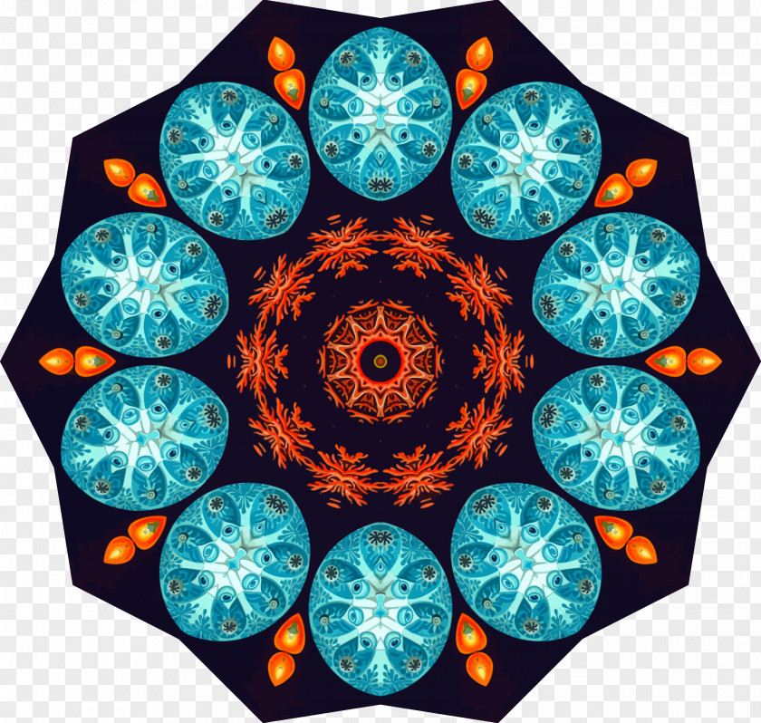 Ornaments And Mandala Shapes Kaleidoscope Symmetry Circle Organism Pattern PNG