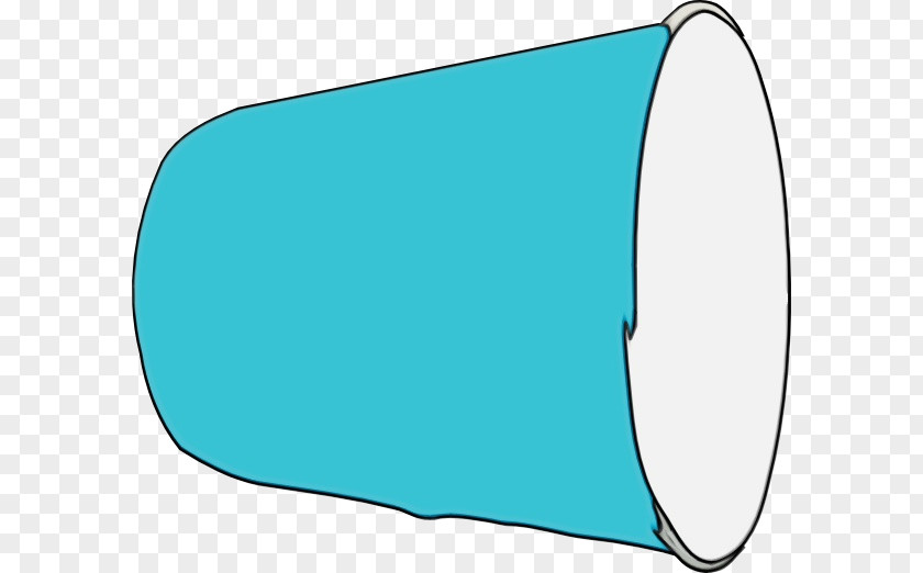 Rectangle Azure Coffee Cup PNG