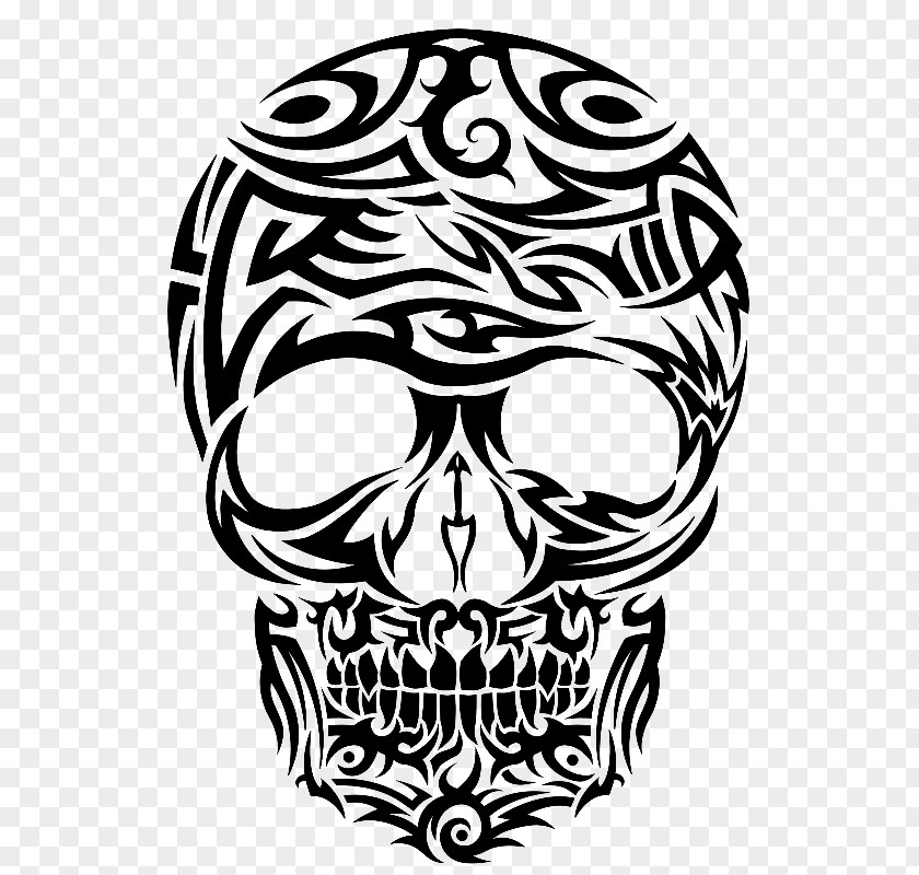 Skull Calavera Tattoo Airbrush T-shirt PNG