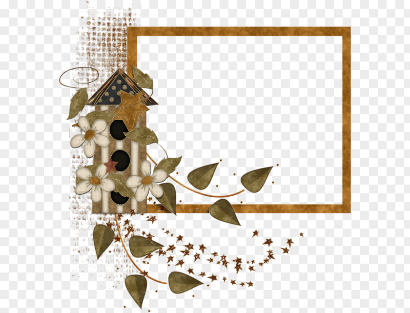 Autumn Frame Birthday Clip Art PNG