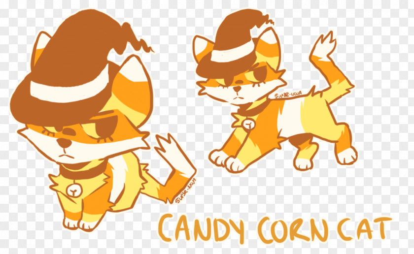 Candy Corn Cat Dog Rhinestone Eyes PNG