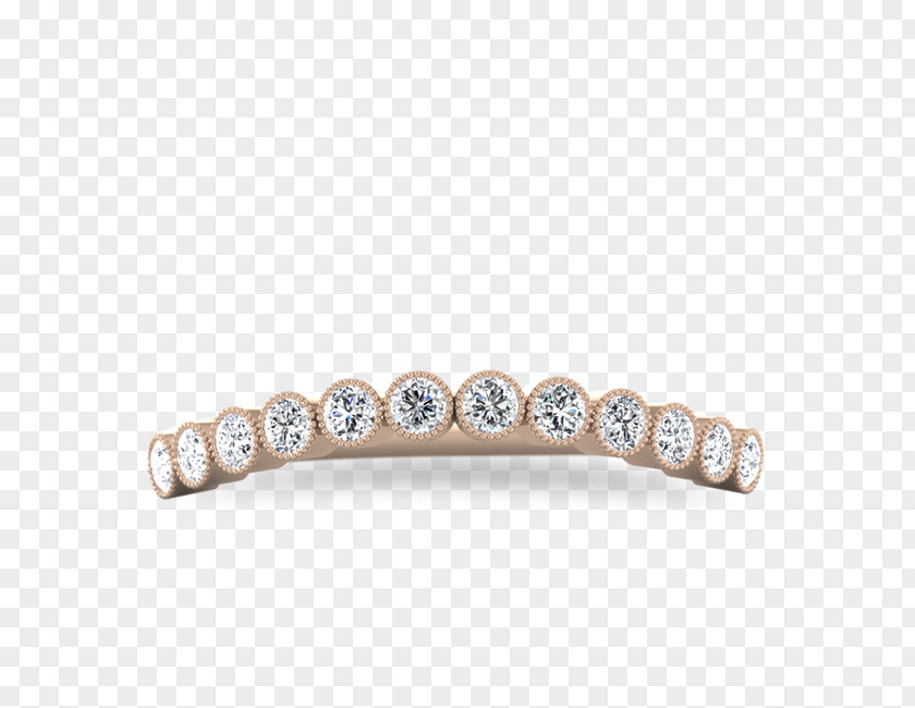 Curve Ring Body Jewellery Silver Diamond PNG
