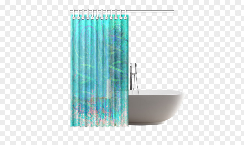 Design Plumbing Fixtures Turquoise Curtain PNG