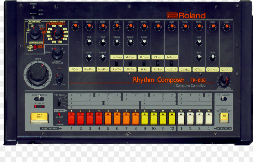 Giant Roland TR-808 Drum Machine TR-909 808s & Heartbreak Corporation PNG