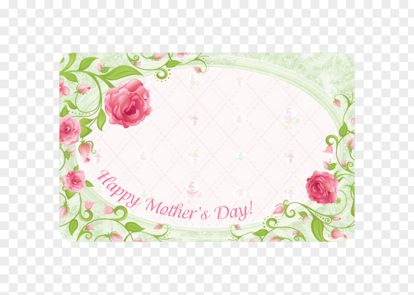Mother's Day Garden Roses Greeting & Note Cards Clip Art PNG