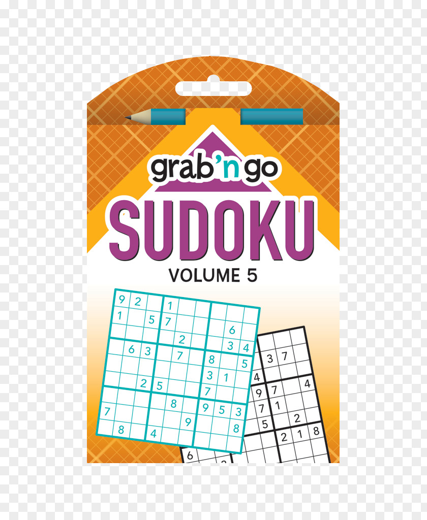 Purple Puzzle Grab 'n Go Puzzles Sudoku: Cardinal-sapphire Edition Graphic Design Paperback Brand Font PNG