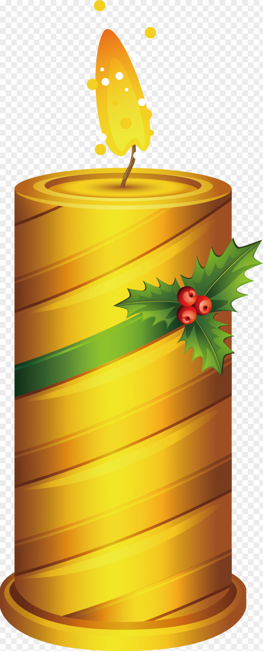 Candle Vector Christmas PNG