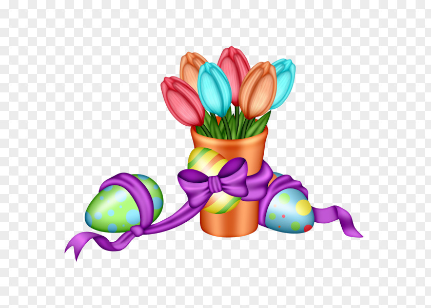 Hand-painted Flowers Eggs Easter Bunny Egg Decorating PNG