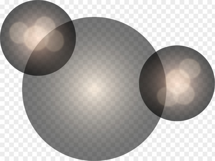 Light Halo Effect Element Sphere Wallpaper PNG