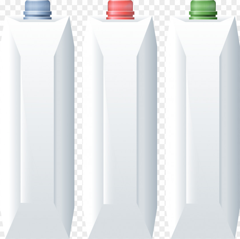 Vector Hand-drawn Milk Packaging Plastic Bottle And Labeling Designer PNG
