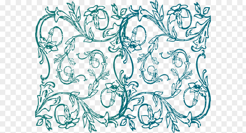 Decor Cliparts Flower Pattern PNG