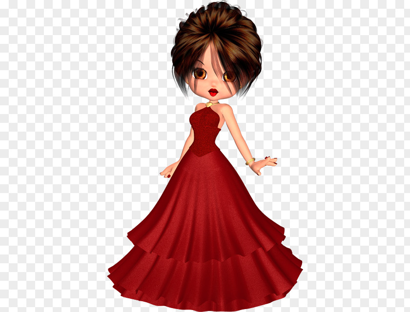 Doll Dollz Babydoll Dress Painting PNG