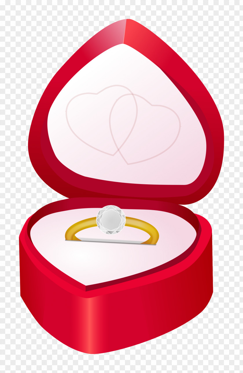 Engagement Ring Red Wedding PNG