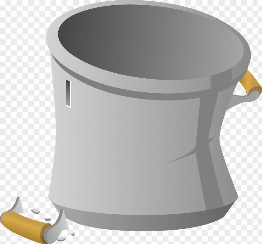 Pot Bucket Container Clip Art PNG