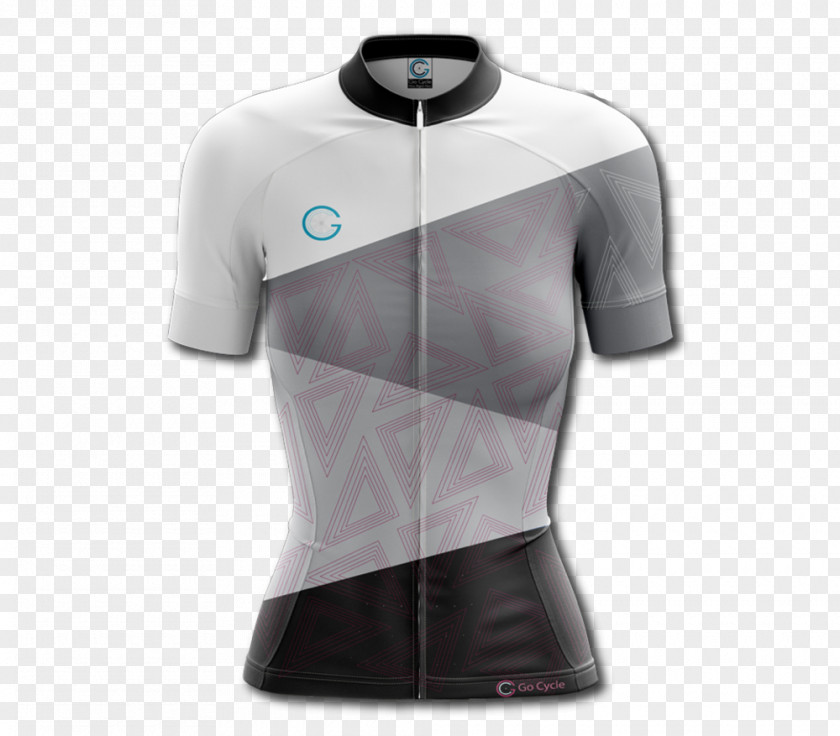Ladies Bike Sleeve Shirt Neck PNG