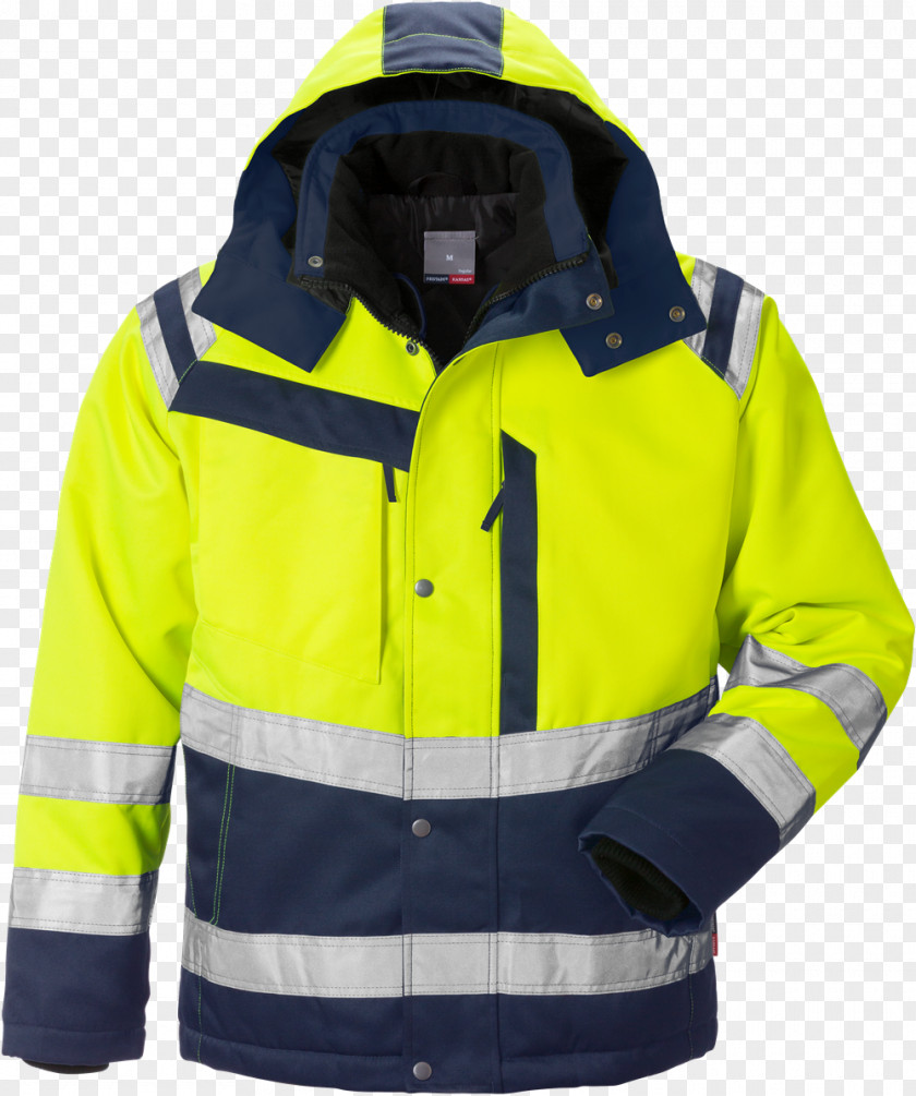 T-shirt High-visibility Clothing Jacket Workwear Fristad PNG