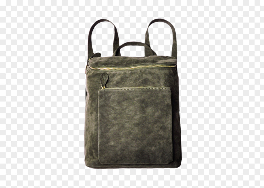 Women Army Green Backpack Handbag Satchel Suede PNG