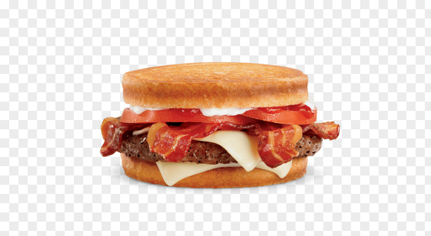 Partial Flattening Cheeseburger Hamburger Bacon Jack In The Box Sourdough PNG
