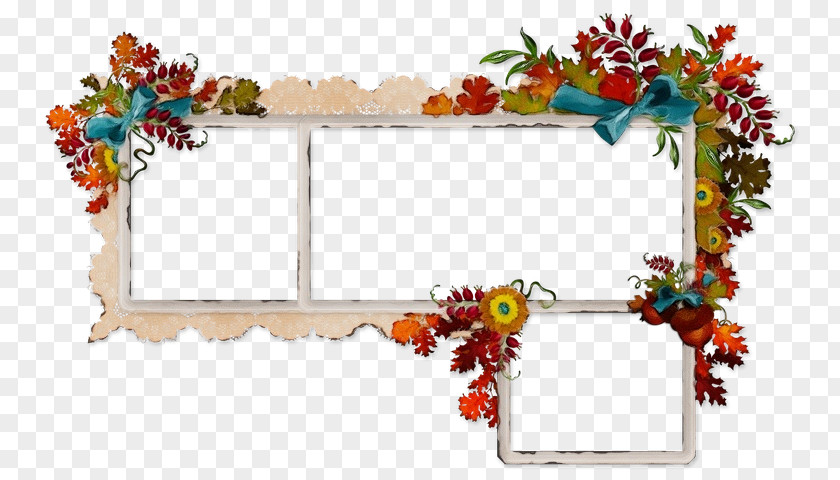 Rectangle Picture Frame Autumn PNG