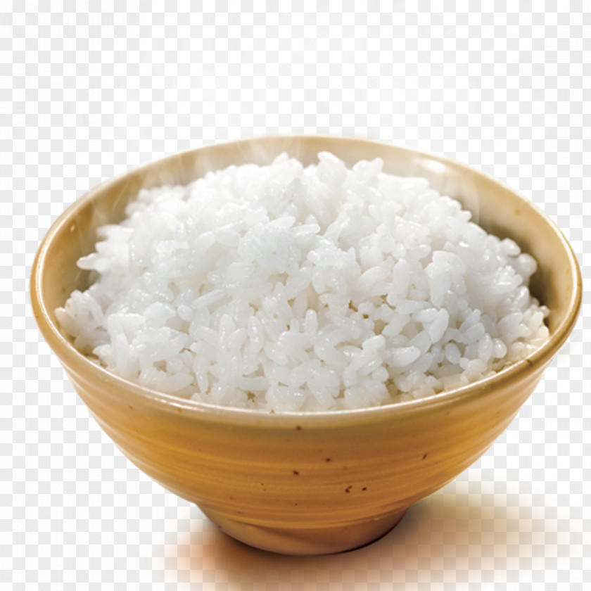 Sticky Rice Cooked Glutinous Bowl PNG