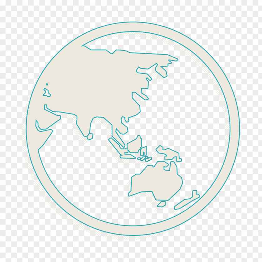 Earth Icons Icon Asia Symbol With And Oceania PNG
