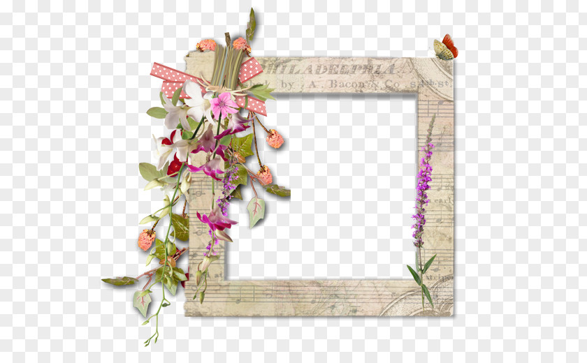 Flower Digital Scrapbooking Floral Design Picture Frames PNG