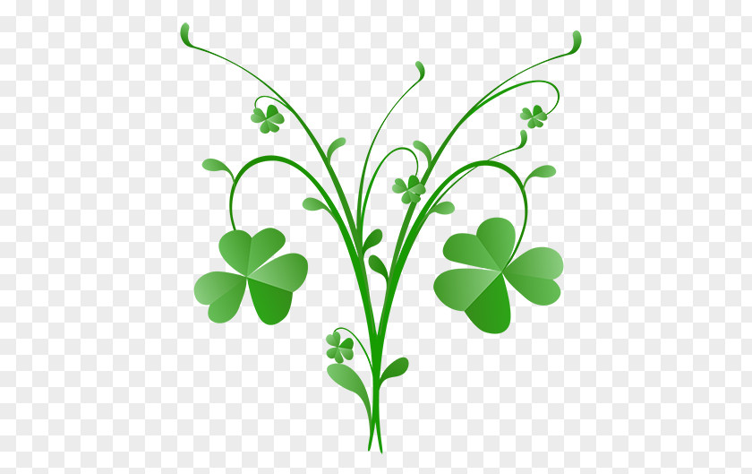 Saint Patrick's Day Clover Clip Art PNG