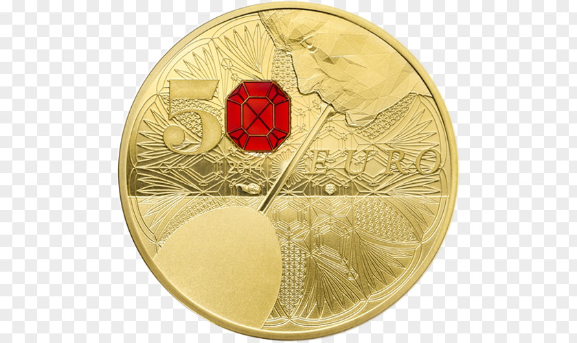 50 Euro Monnaie De Paris Gold Coin Money PNG