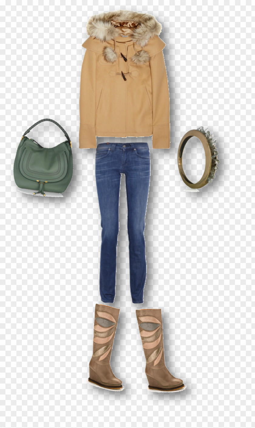 Dress Boot Jeans Khaki PNG