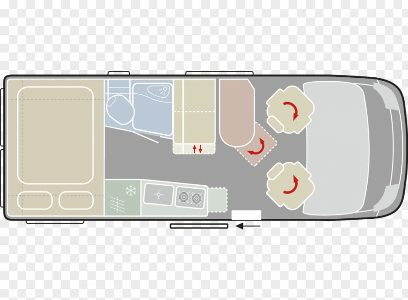 Fiat 600 Campervans Caravan Rapido Panel Van PNG