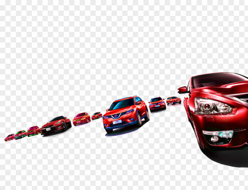 Red Car Series Nissan Note Toyota Audi PNG