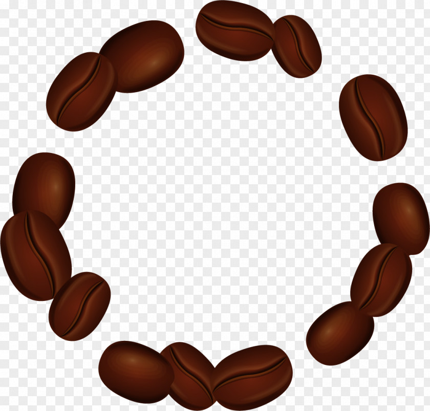 Vector Hand-painted Coffee Beans Bean Tea Cafe PNG